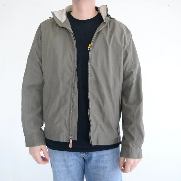 Vintage London Fog Olive  Green Zip Up Windbreaker Jacket S - Picture 1 of 13